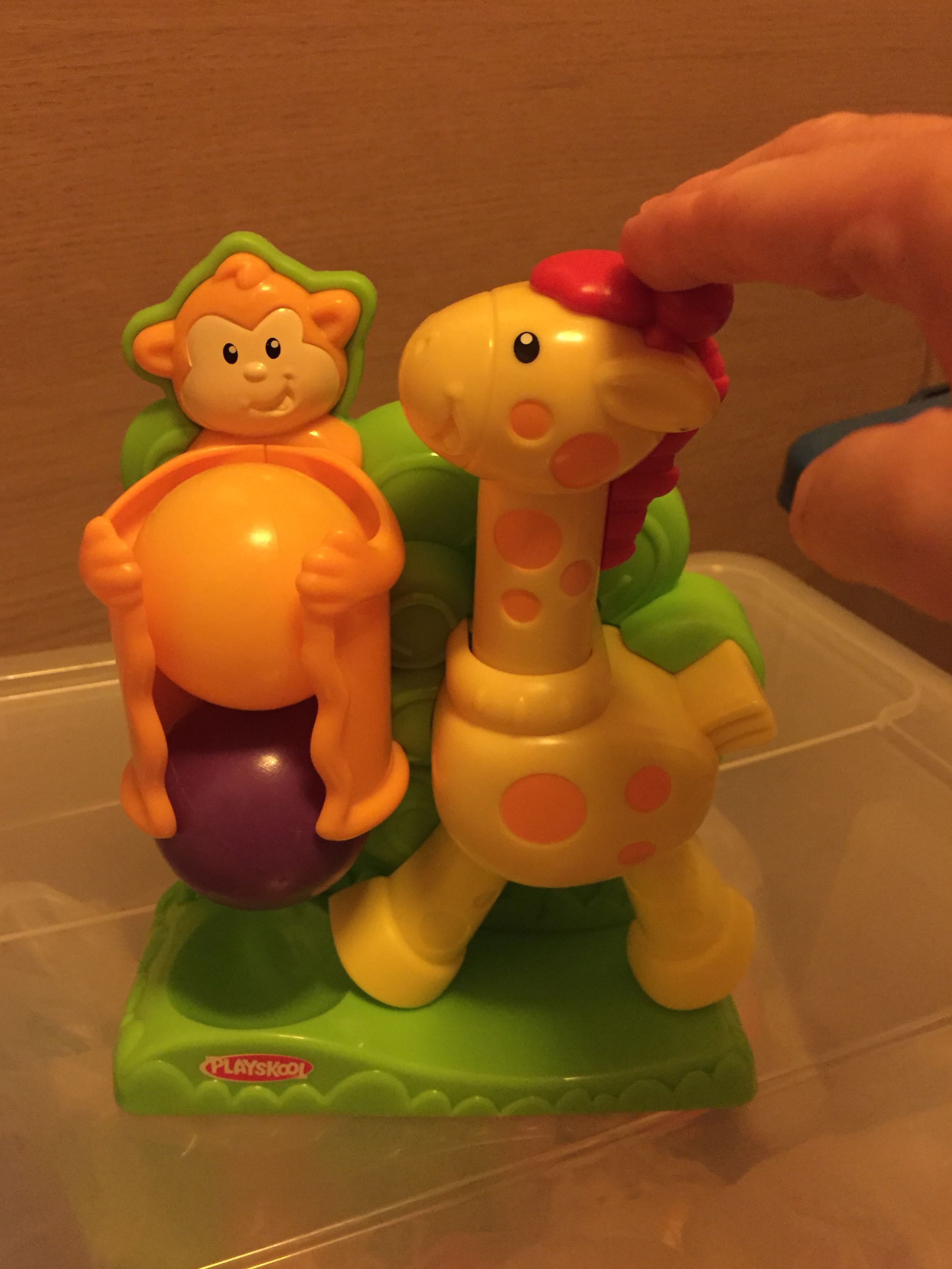 playskool giraffe popper