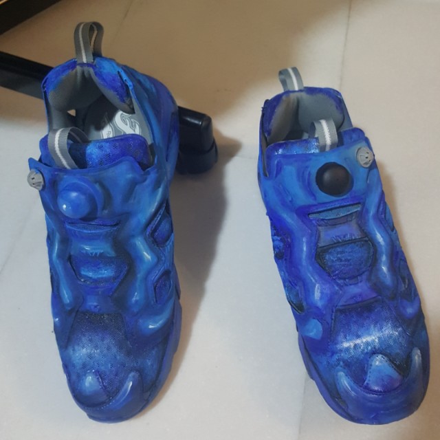 Reebok customise handpainted shoes, Women's Fashion, Footwear, Sneakers