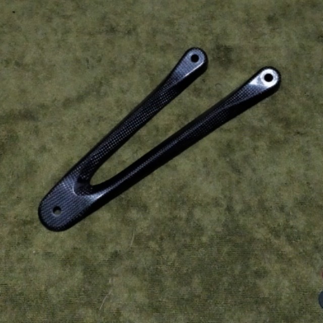 S1000rr akrapovic carbon fibre exhaust hanger, Motorcycles, Motorcycle