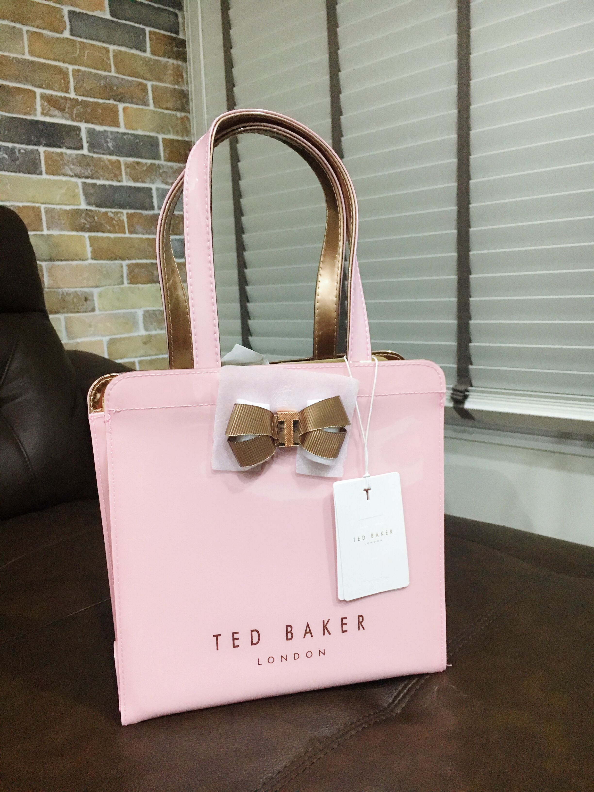 rose gold ted baker pink bag