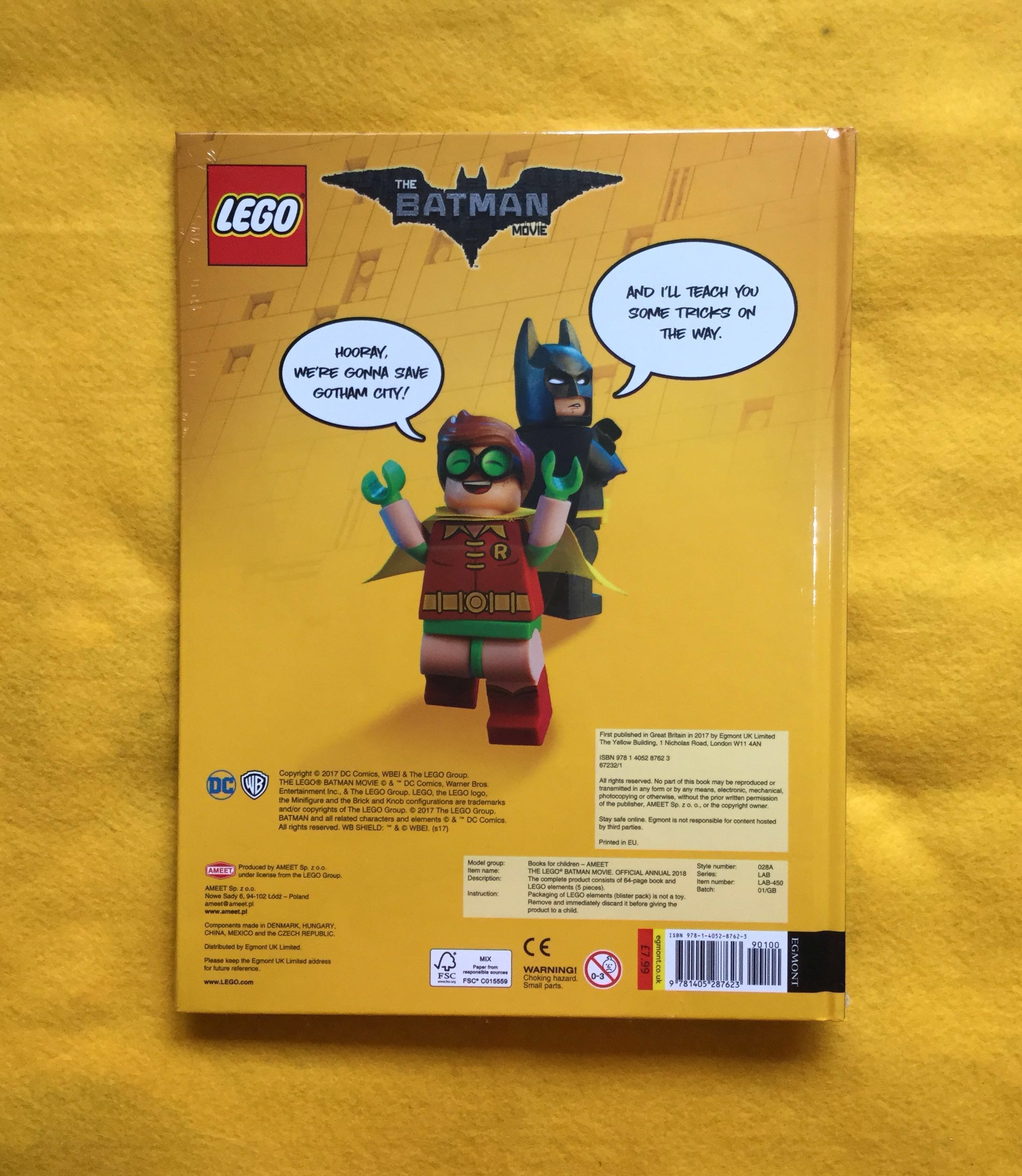 Buy The LEGO® BATMAN MOVIE: Official Annual 2018 (Egmont Annuals