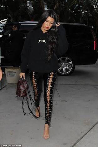 Tie Up Leggings Kourtney Kardashian Inspired Fashion Nova Women S