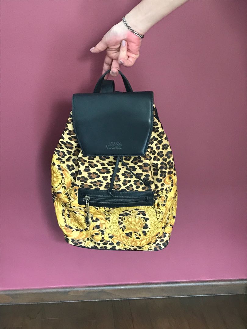 women's versace backpack