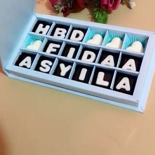 coklat ucapan