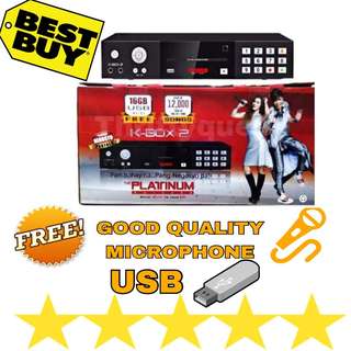 ✅⭐️ Platinum K-BOX 2 KS-40+ DVD Karaoke Player
