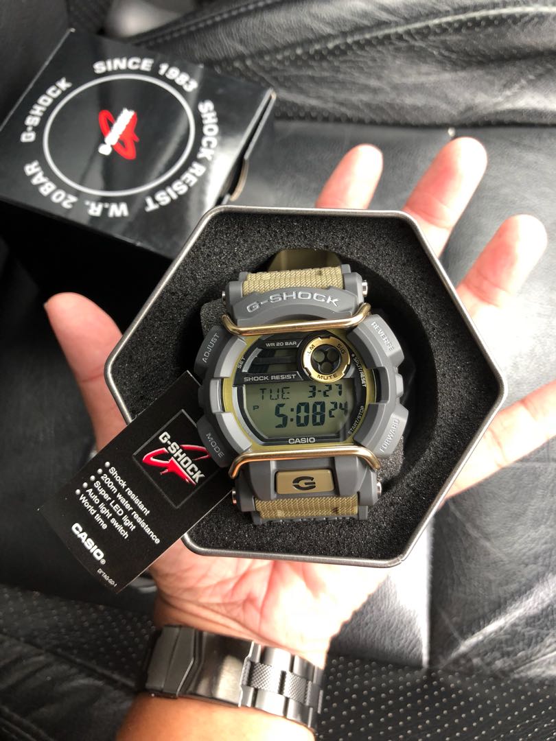 Authentic Original Gd 400 G Shock Military Mud Green Series Casio