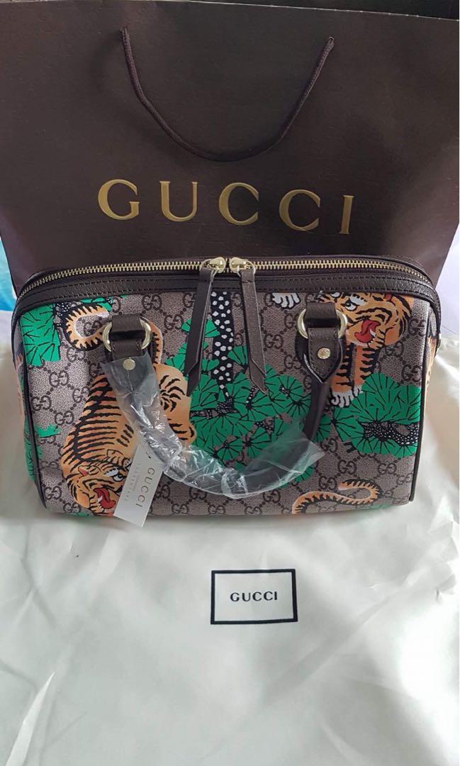 gucci bengal boston bag