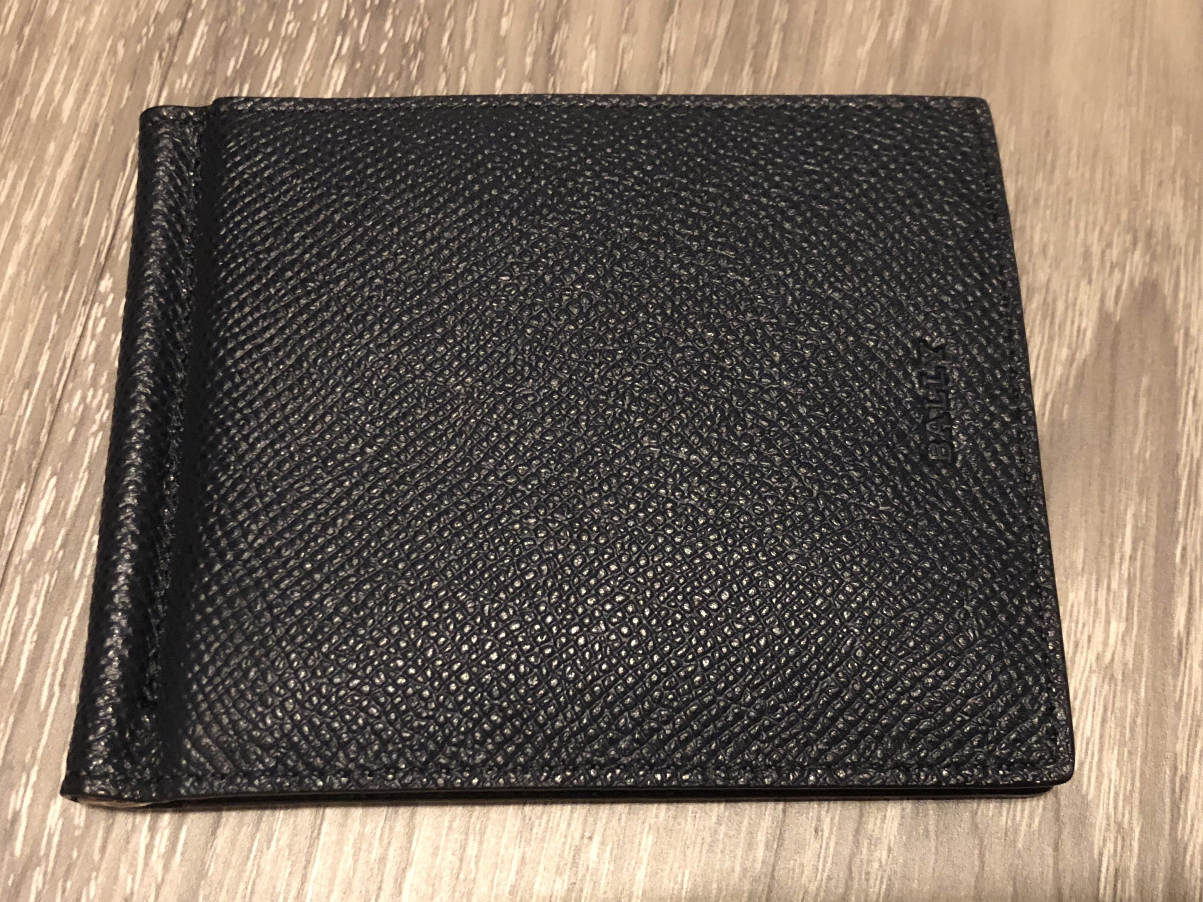 bally clip wallet