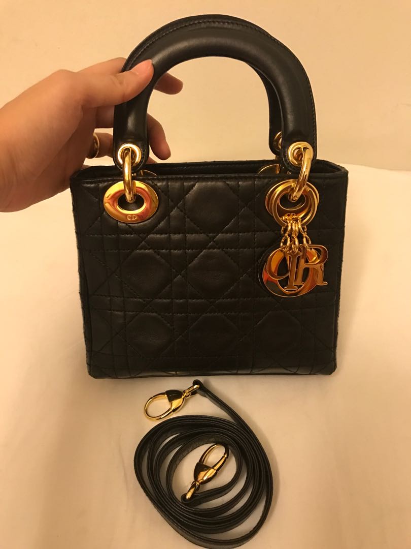DIOR  CREAM LADY DIOR MINI BAG IN SATIN WITH MINI PEARL BEADING CANNAGE  AND CRYSTAL TRIM  Handbags and Accessories  2020  Sothebys