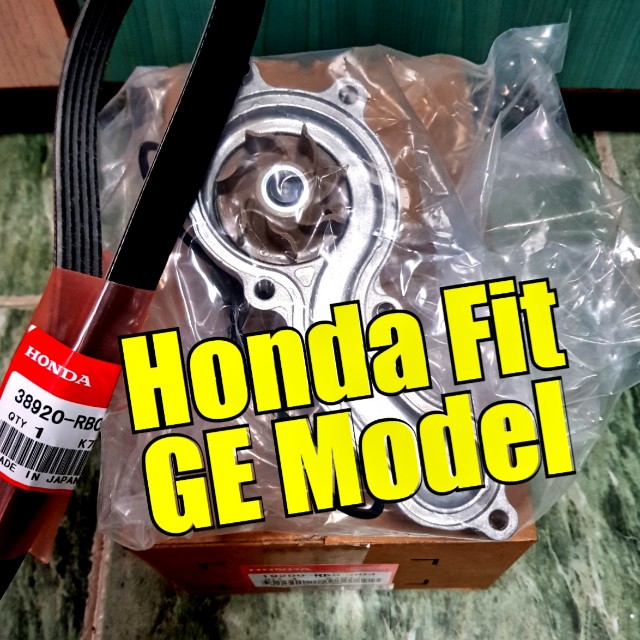 HONDA FIT JAZZ GE MODEL ( water pump + belt ), Car Accessories on Carousell