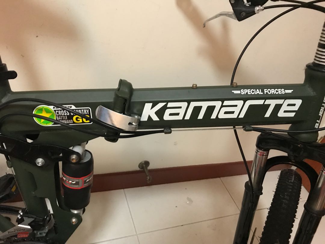 Kamarte folding hotsell bike