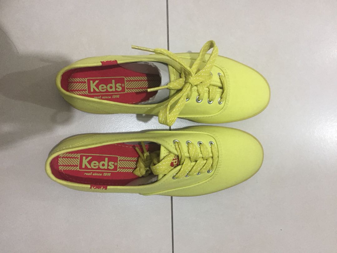lemon yellow sneakers