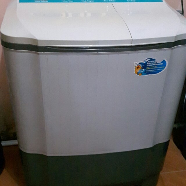 Mesin Cuci Lg 2 Tabung Kapasitas 6kg Nego Elektronik Lainnya Di Carousell Mencuci bisa dilakukan dengan lebih cepat dan efisien menggunakan kapasitas mesin cuci ini adalah 6,5kg. mesin cuci lg 2 tabung kapasitas 6kg nego