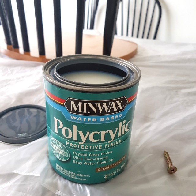 Minwax 946 Ml Polycrylic Protective Waterbased Finish In Semi