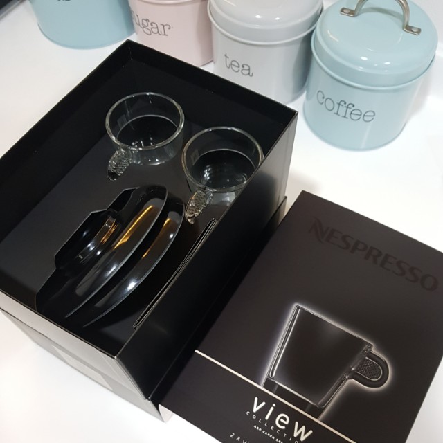 Nespresso View Espresso Cups & Saucers, TV & Home Appliances, Kitchen