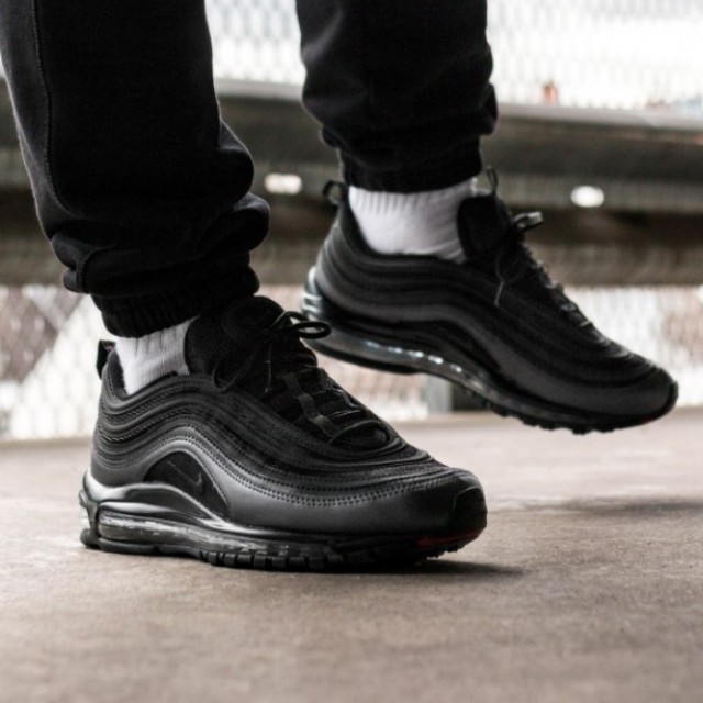 Air max 97 triple black outlet footasylum