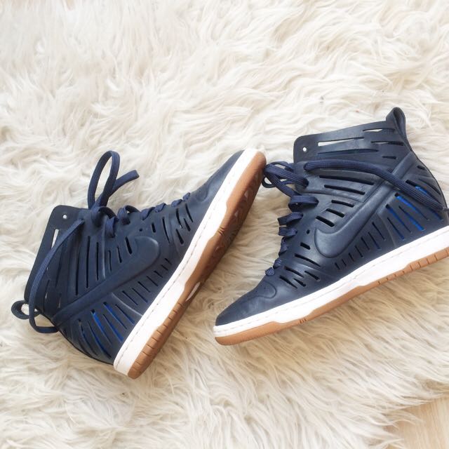 Nike dunk sky hi essential womens fashion wedge shoes store