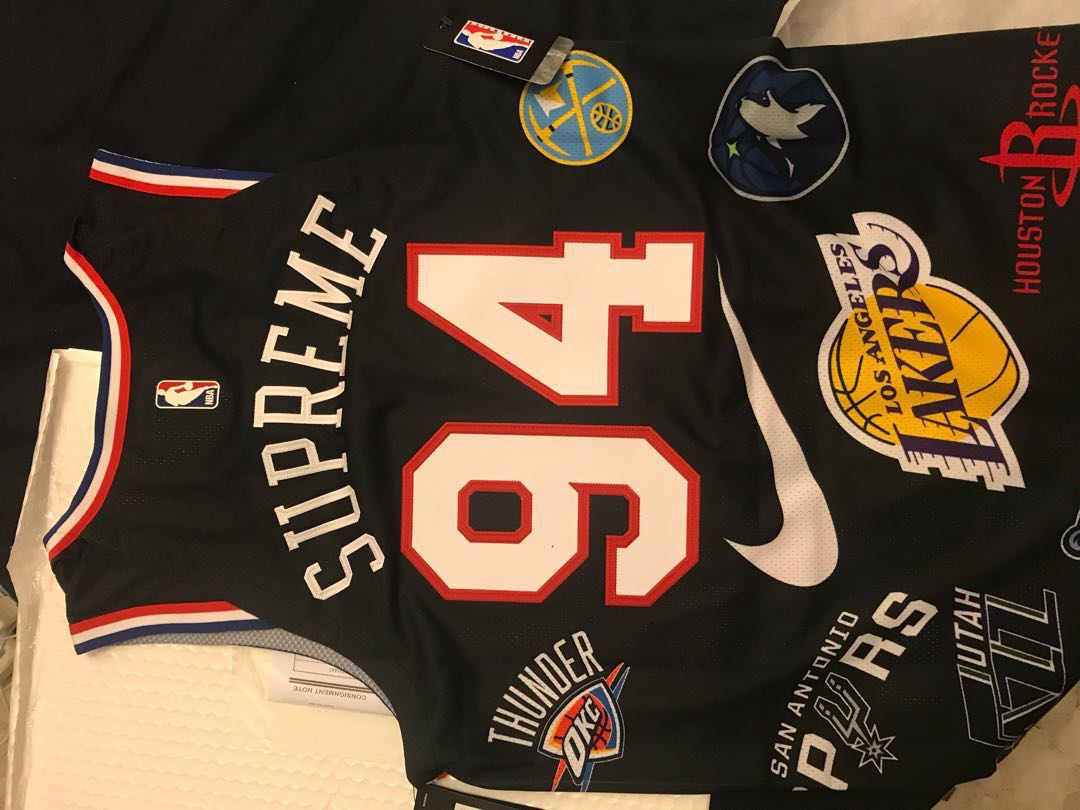 Nba x supreme jersey clearance