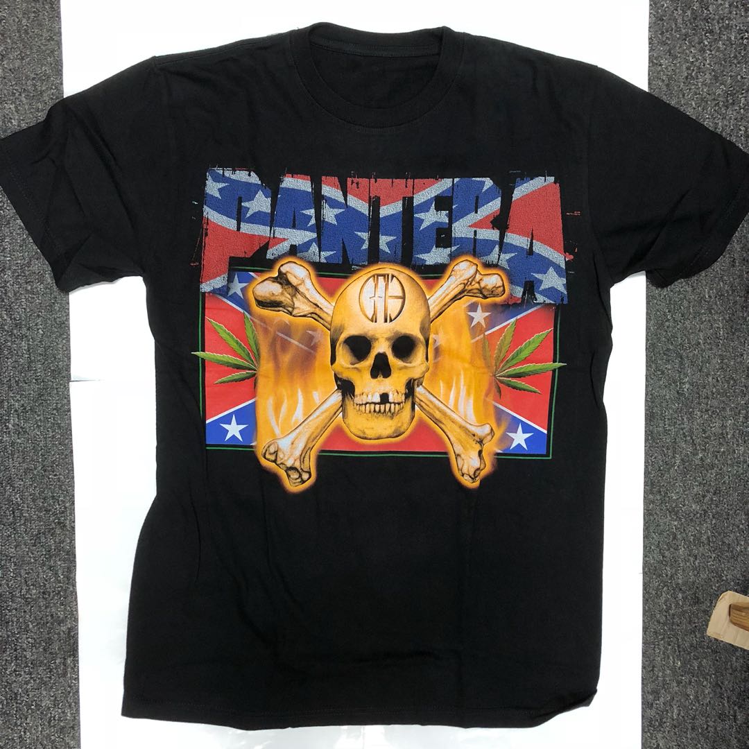 Pantera - Rebel Flag T-shirt Band Merch (M), Men's Fashion, Tops & Sets ...