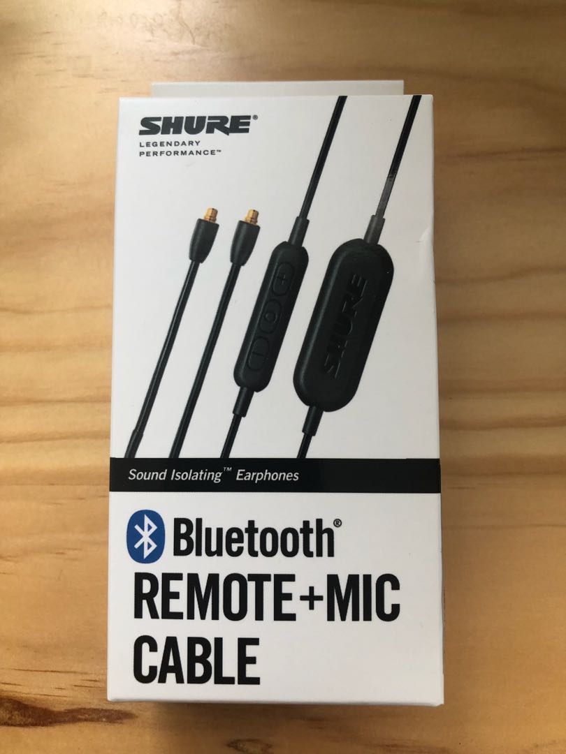 Câble Bluetooth Shure RMCE-BT1 Pour écouteurs – Neuf – Avec Micro