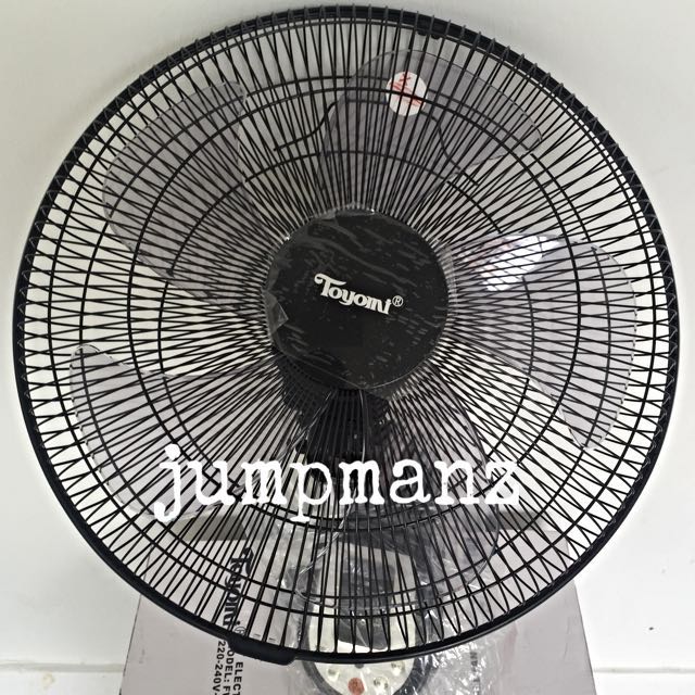 Toyomi 16 Electrical Remote Wall Fan Cheap Brand New Black Home Appliances On Carousell