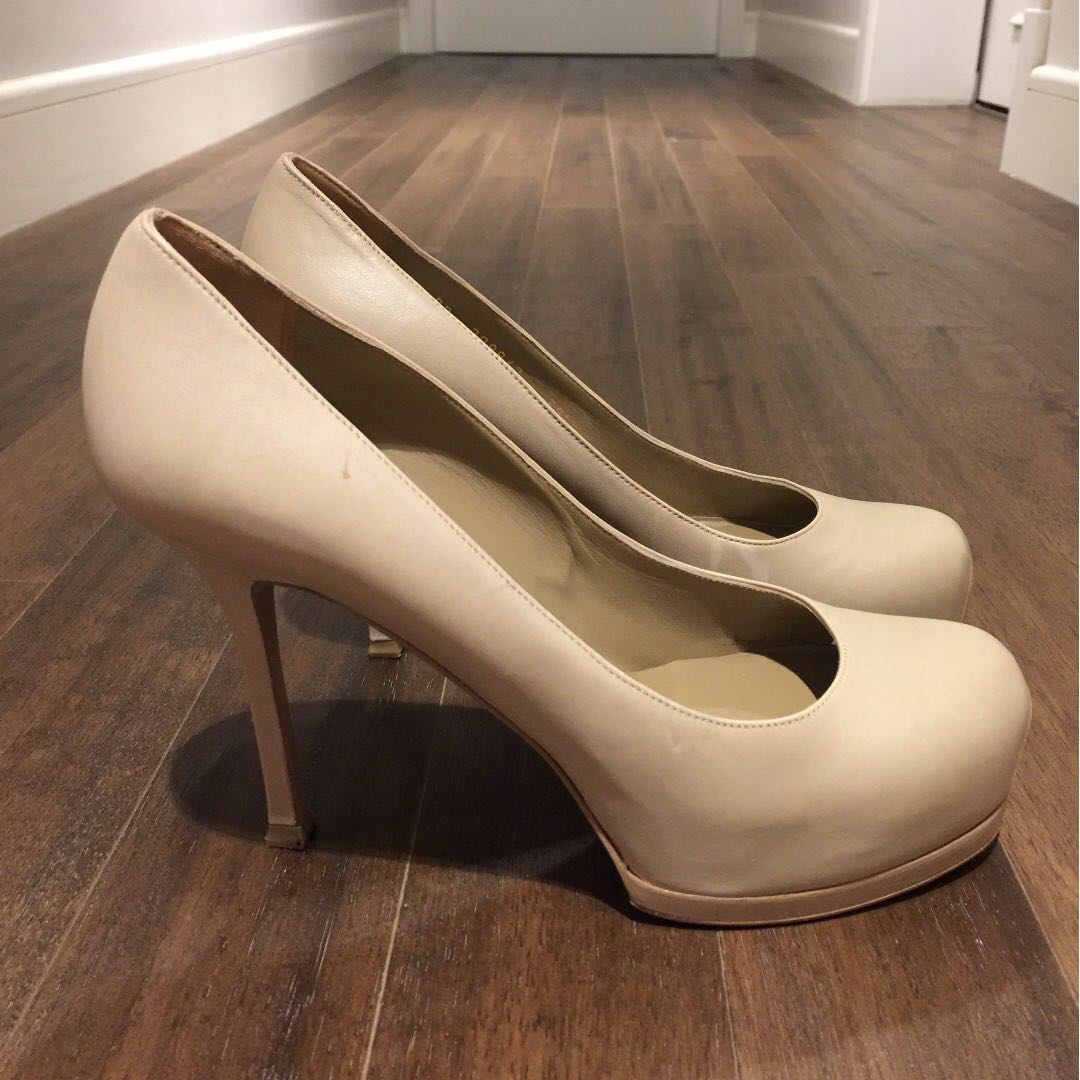 YSL Tribute Two Leather Pump Orig S 1 100 Women s Fashion