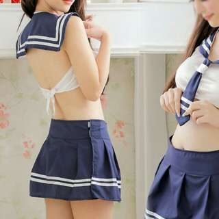 Sexy lingerie student costume (pelajar)