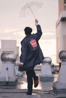 Mizuno Parka Jacket Navy Hakone Ekiden