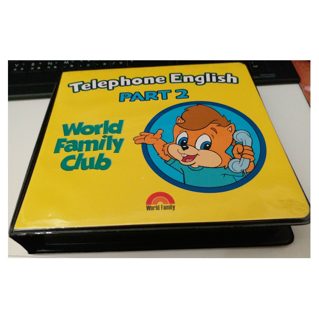 迪士尼美語world Family Club 寰宇家庭telephone English 電話美語cd 兒童 孕婦用品 其他 Carousell