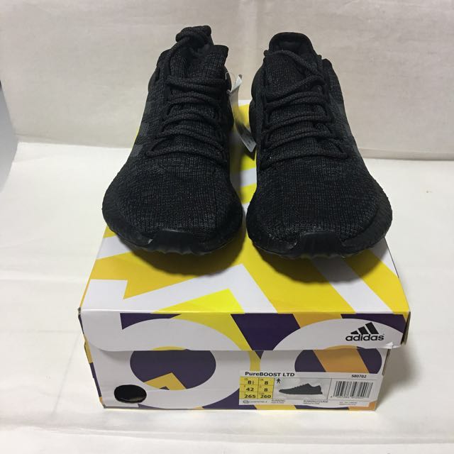 Adidas pureboost ltd triple black shop
