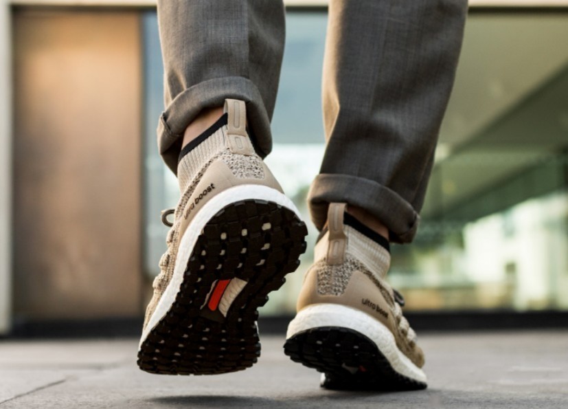 Adidas ultra boost trace khaki on feet online