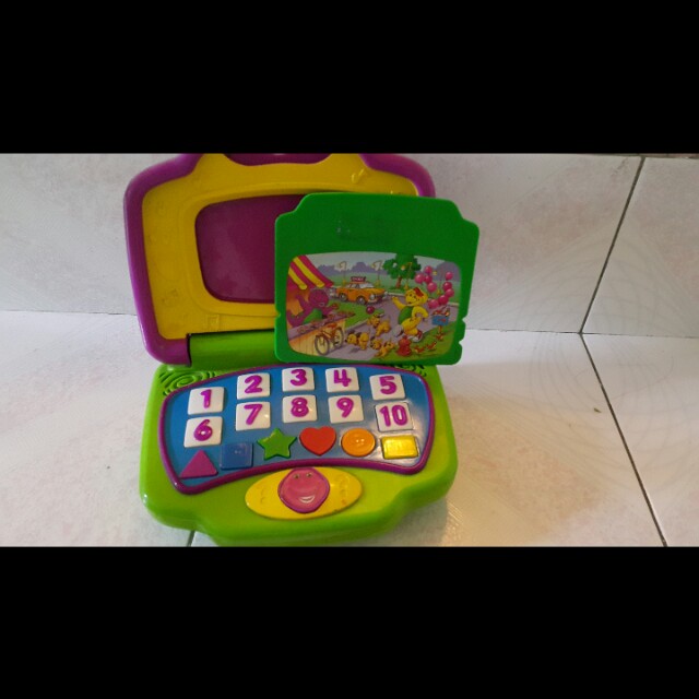 Barney laptop toy clearance