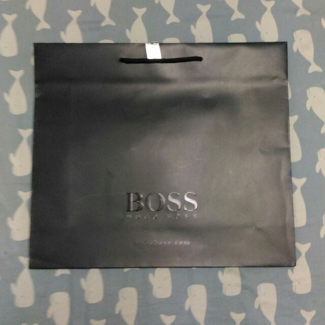 hugo boss paper bag