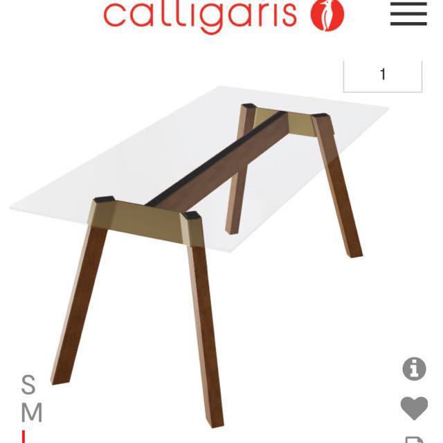 Calligaris Paper Dining Table, Furniture & Home Living, Furniture