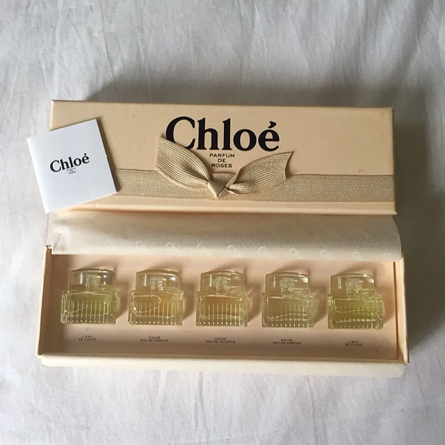 Chloe Parfum De Roses Authentic Miniature perfume set