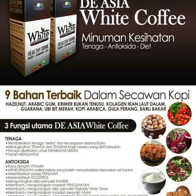 De Asia White Coffee Food Drinks Drinks On Carousell