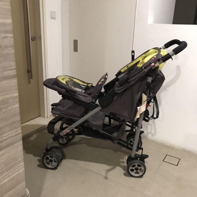 Heavy duty double stroller discount