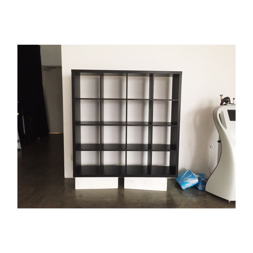 Ikea Kallax Book Shelving Unit Blackbrown Furniture Others On Carousell