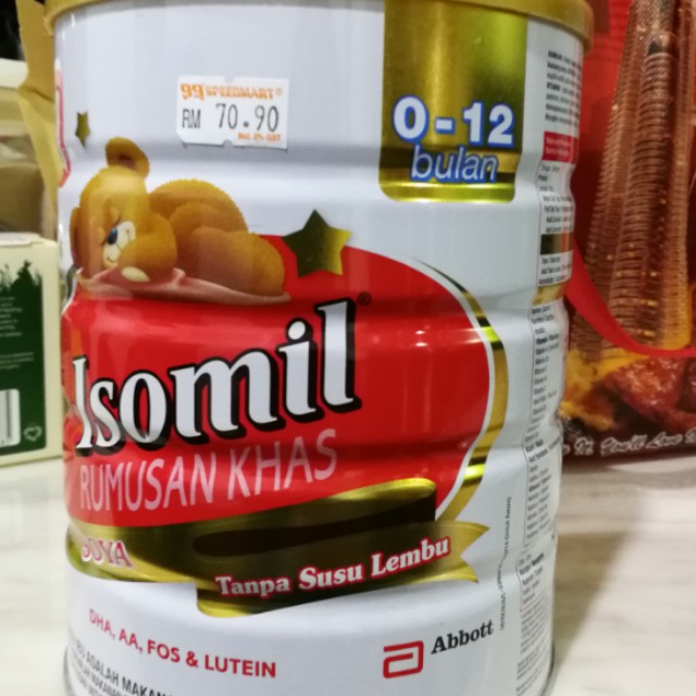 Isomil soy based formula milk (0 12 months), Babies & Kids, Nursing