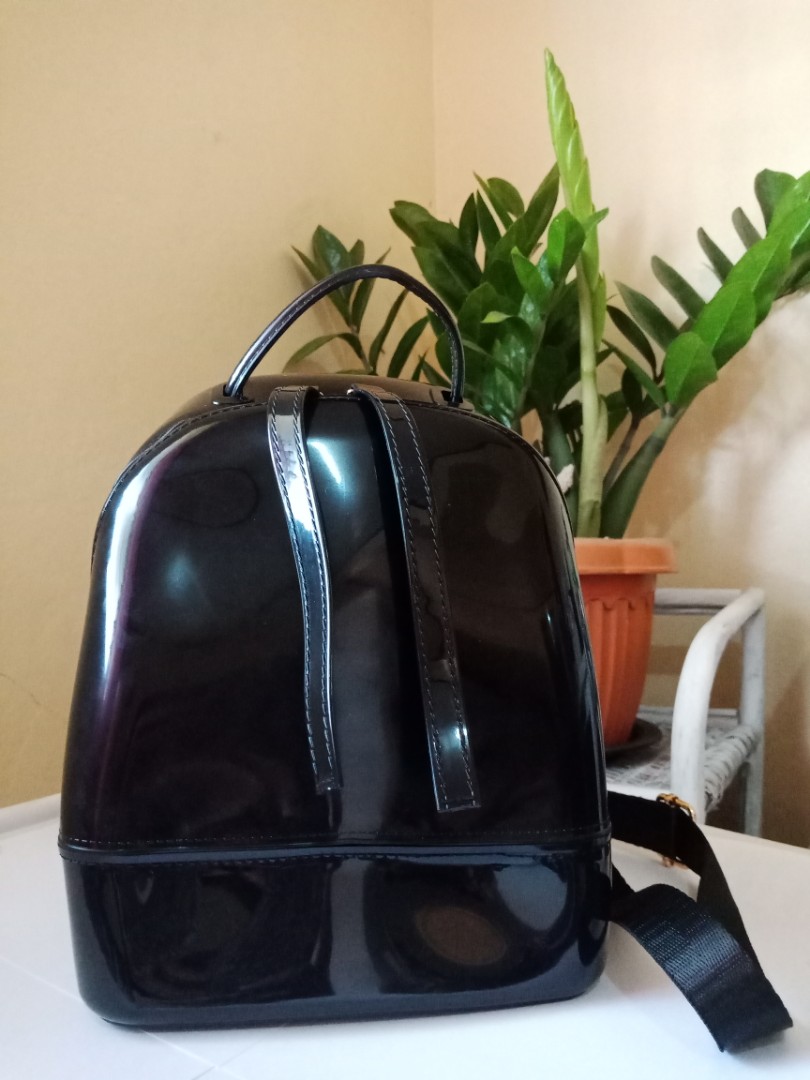 Jelly Backpack 20cm Glossy, Women's Fashion, Bags & Wallets, Backpacks
