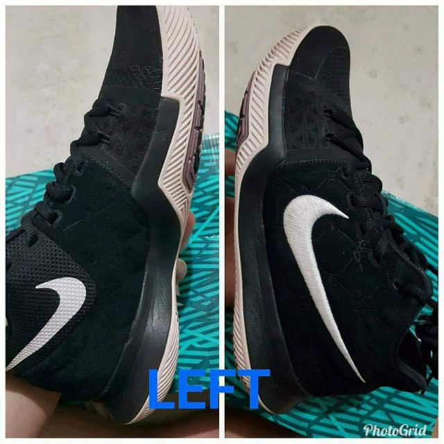 Kyrie 3 black suede on feet outlet