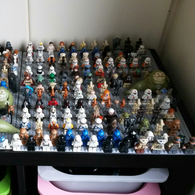 Lego star wars sale minifigures lot