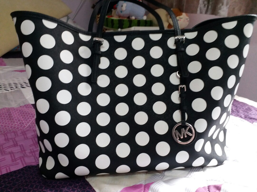 michael kors polka dot bag