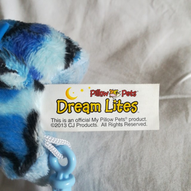Mini Dream Lites Pillow Pets Keychain Camo Blue Dog Everything