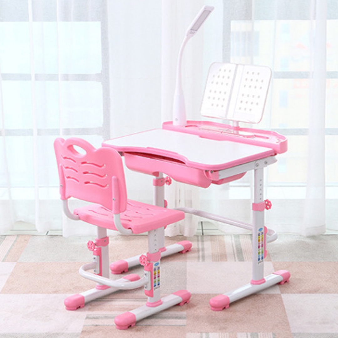 Kids Teens Furniture Bn Pink Adjustable Children S Desk And