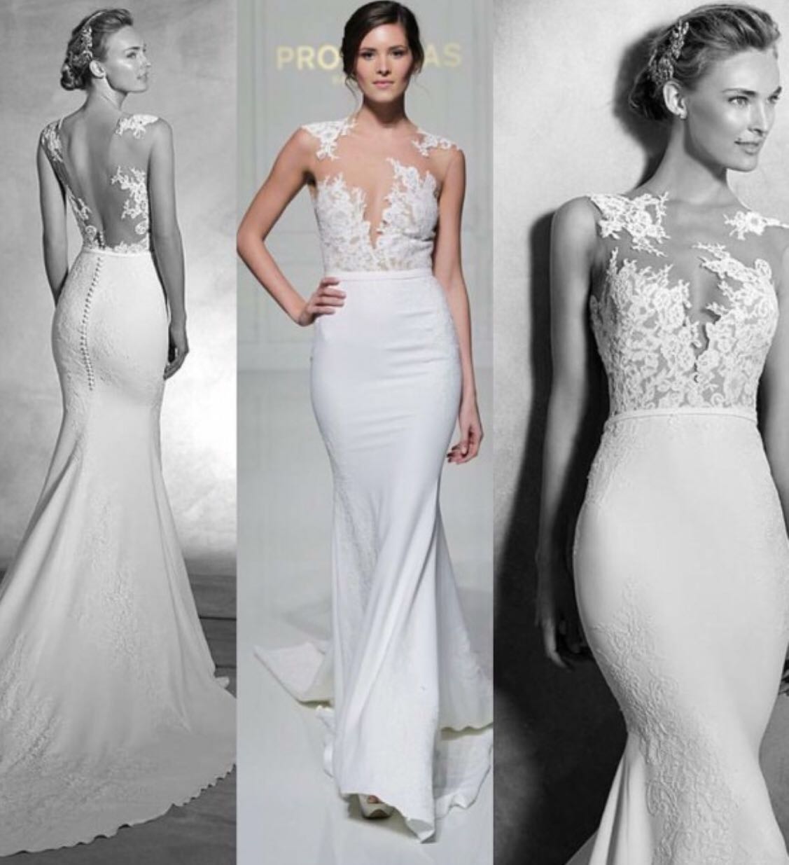 Pronovias Vicenta Wedding Dress Women s Fashion Dresses Sets Evening dresses gowns on Carousell