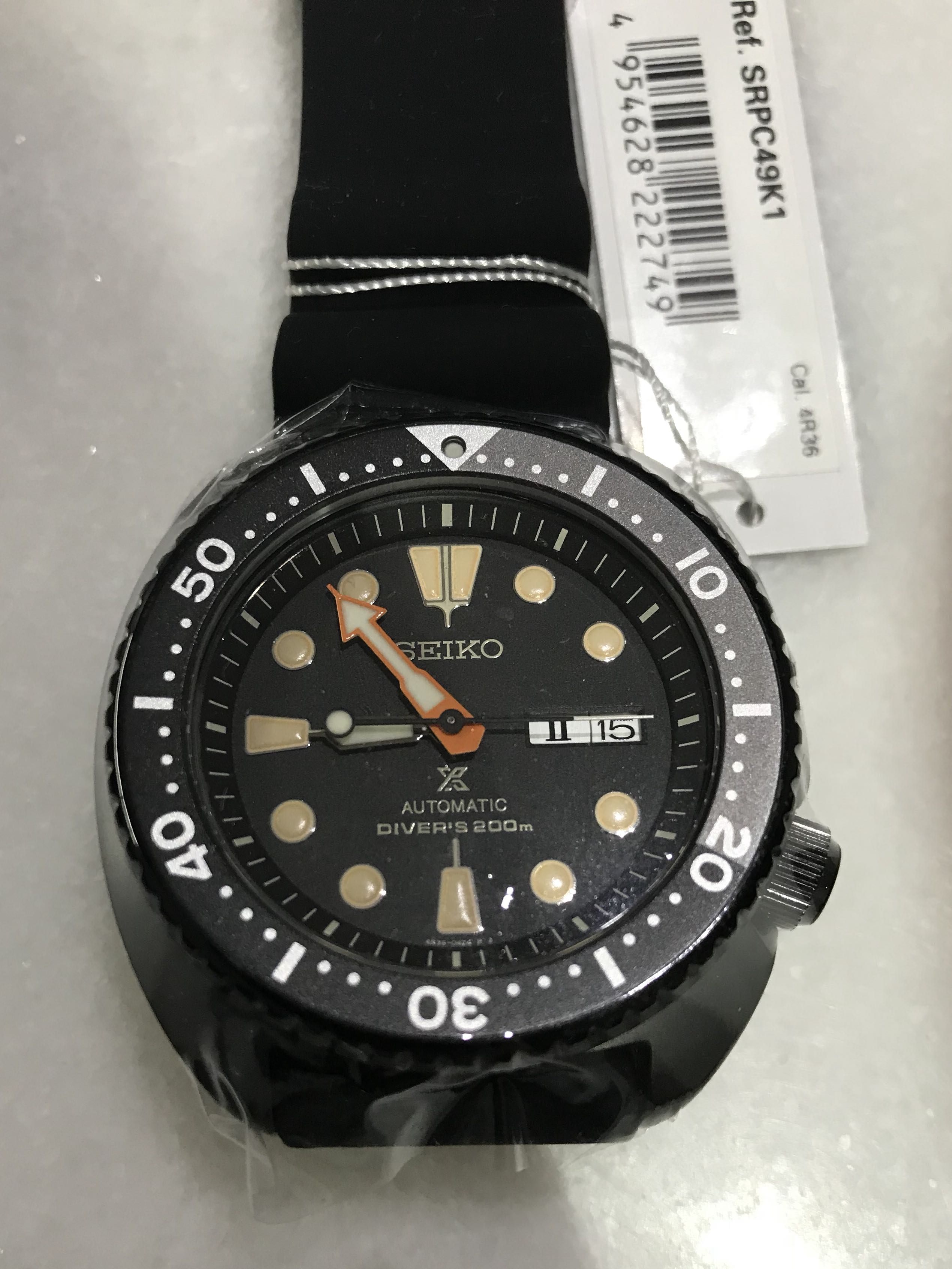 Seiko Turtle Prospex Black Series SRPC49K1 SRPC49 SRPC49K, Luxury, Watches  on Carousell