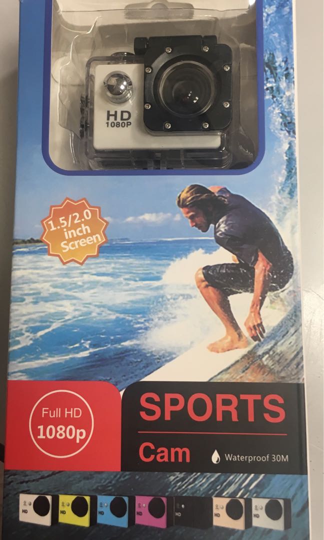 SPORTS CAM 1080P, Photography, Video Cameras on Carousell