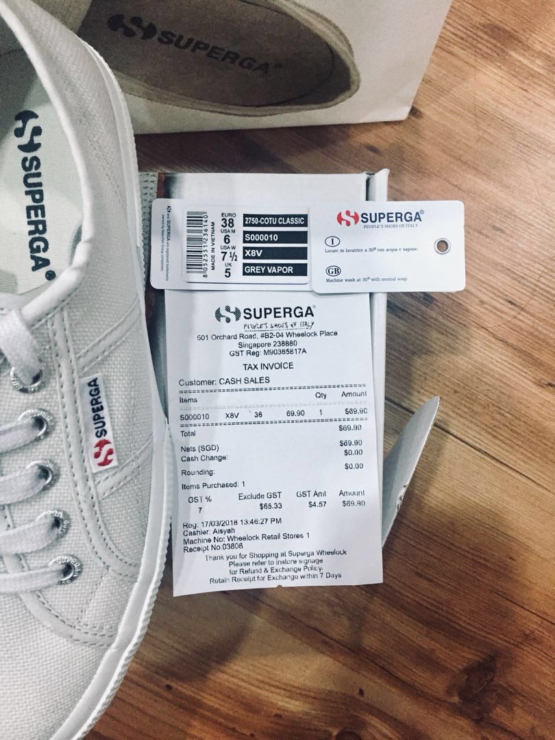 Superga total grey vapor hot sale