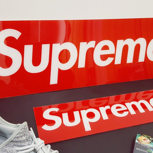 Supreme box outlet logo aliexpress